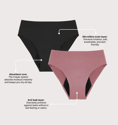 Seamless Brief - Moderate Urine Leakage - Leakproof